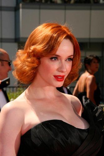 Christina Hendricks’s Fiery Copper #christinahendricks