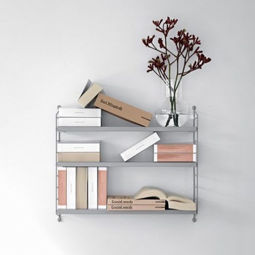 3-tier Metallic Floating Shelves #3tiershelves #metallicshelves