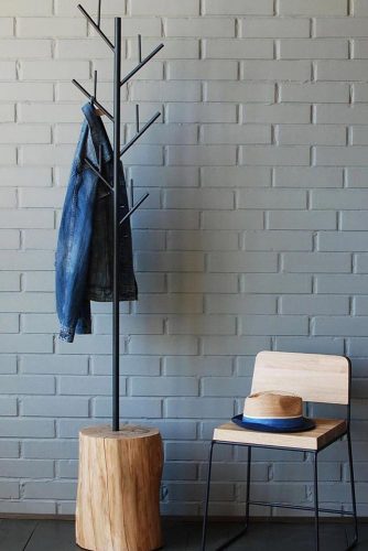 Minimalist Hall Tree #minimalistfurniture