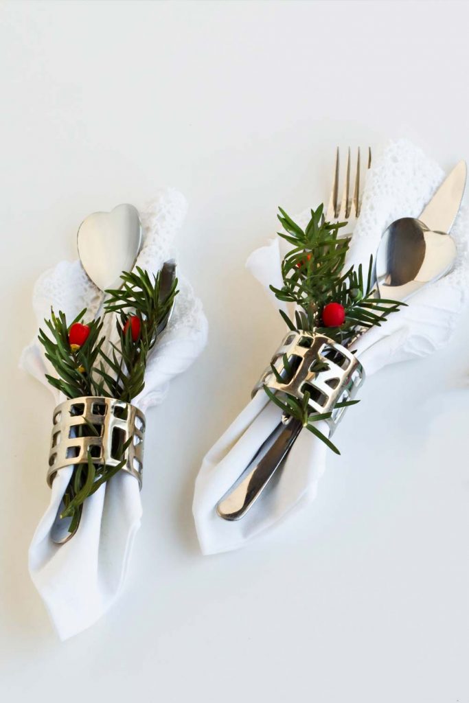 Christmas Napkin Ring Decor