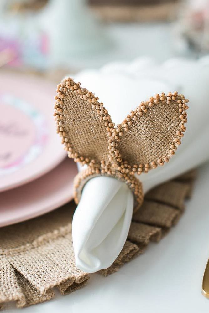 Bunny Ears Napkin Ring #bunnyears