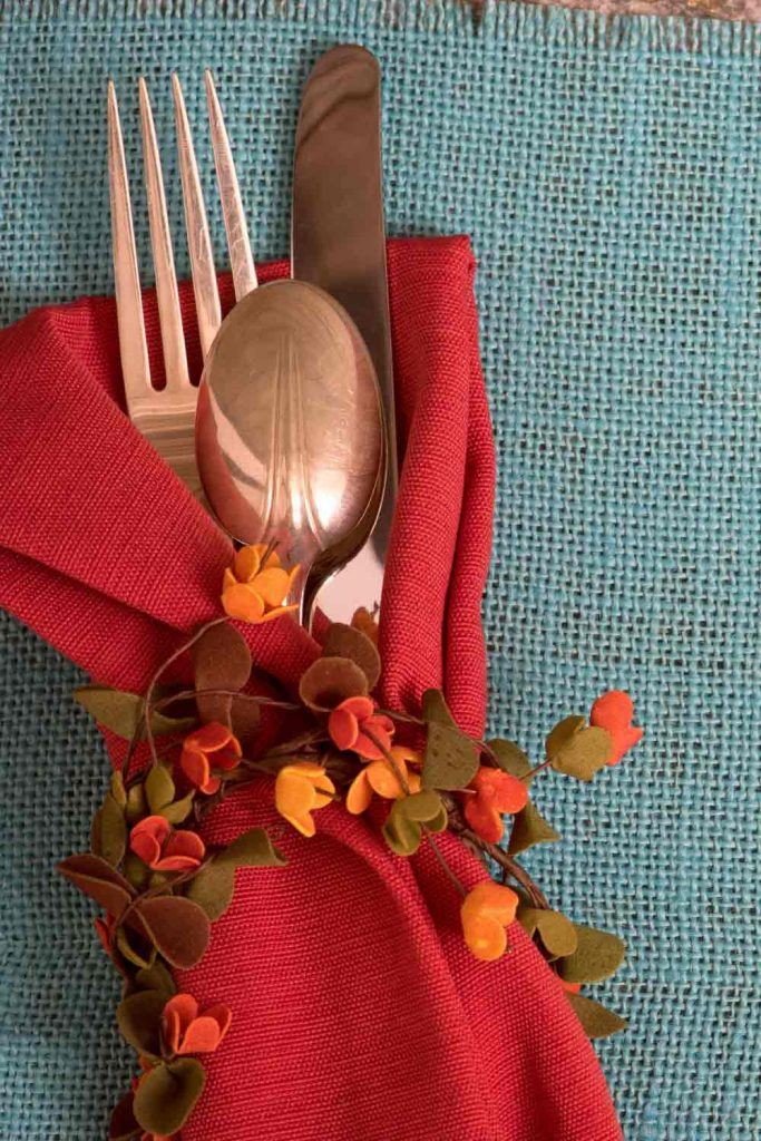 Beautiful Thanksgiving Day Napkin Ring