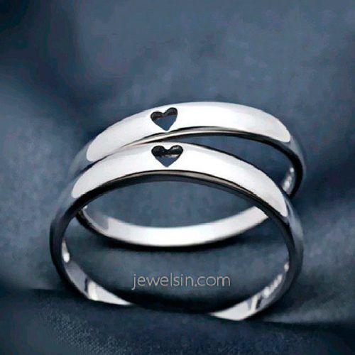 Couple Promise Ring In Minimalistic Design #couplerings