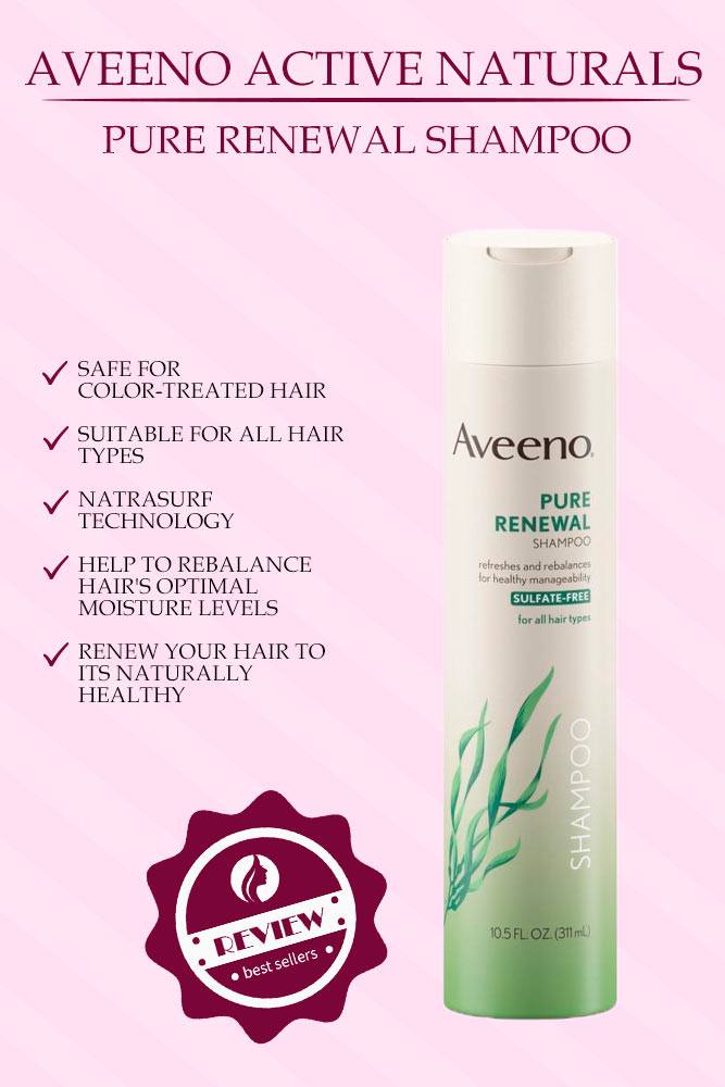 Aveeno Active Naturals Pure Renewal Shampoo #aveeno #healthyhair