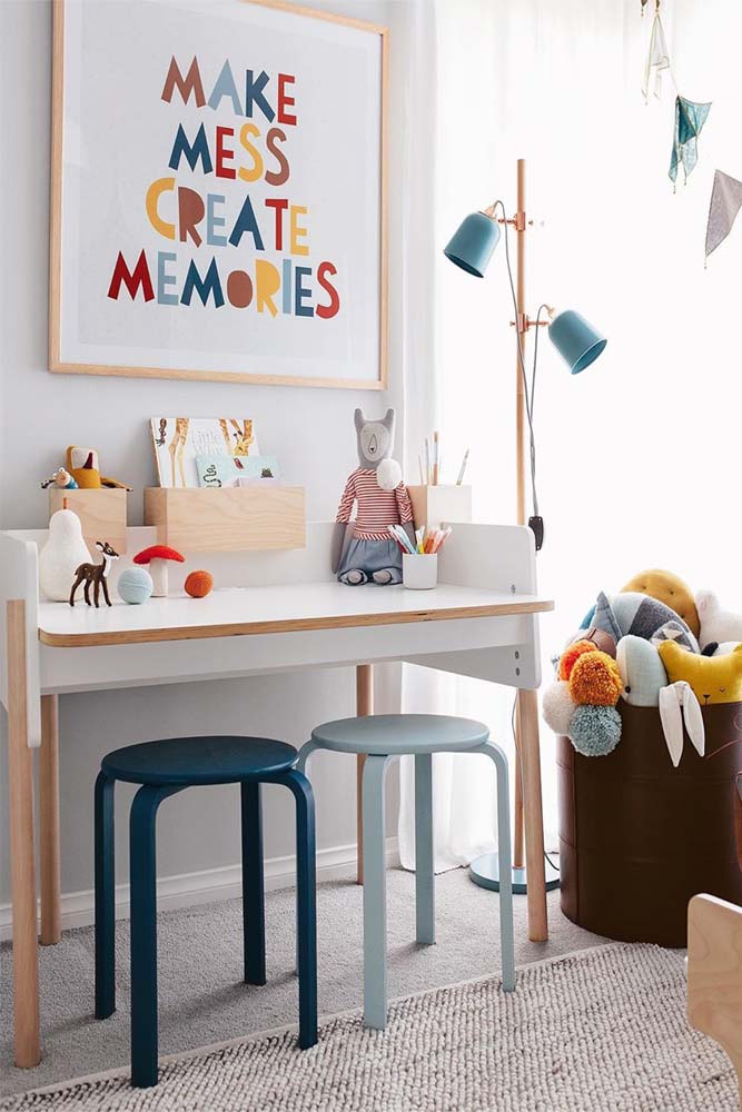 ikea kids desk white