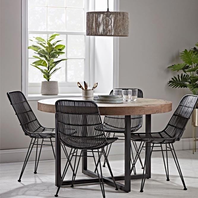 Loft Dining Table Set #industrialstily