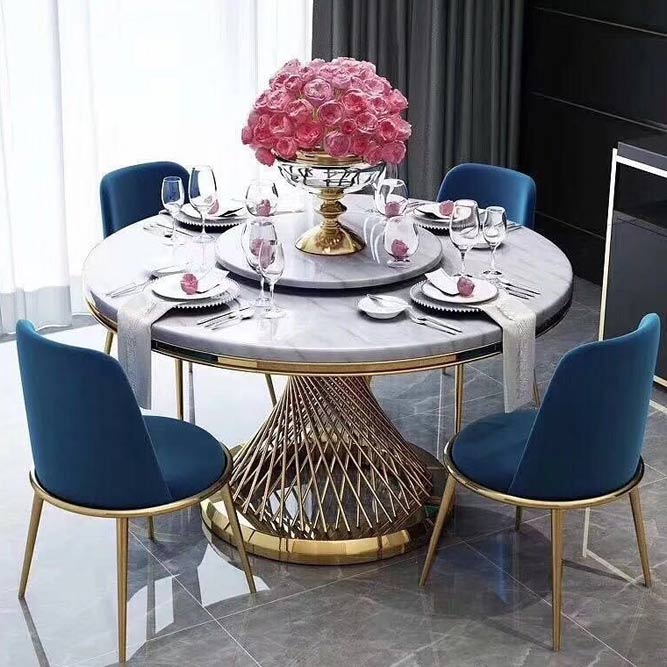 Silhouette Pedestal Modern Dining Table #modernchairs