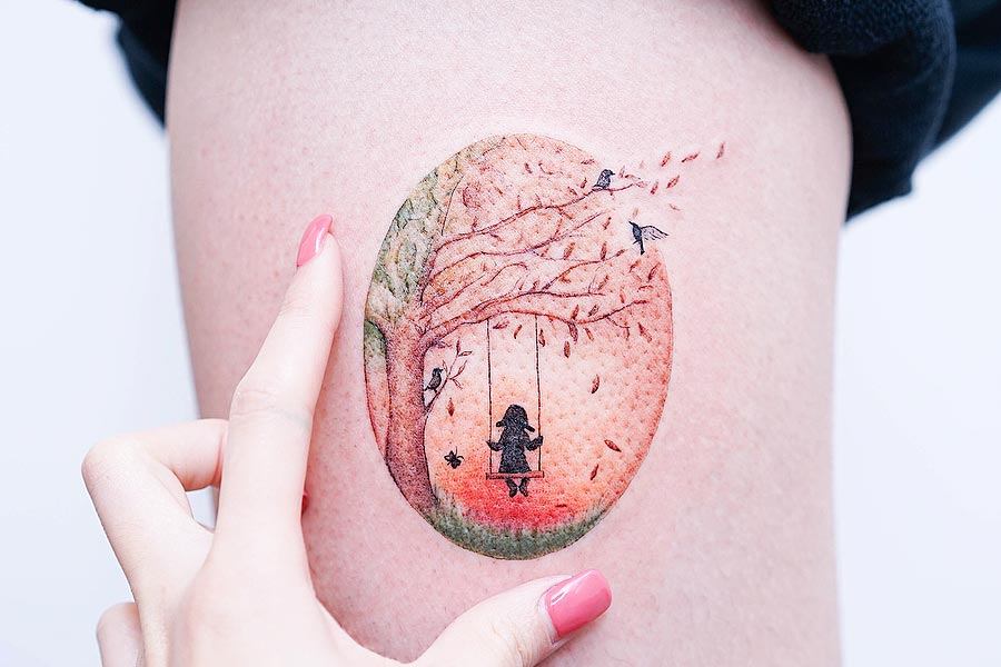 aspen tree tattoo｜TikTok Search