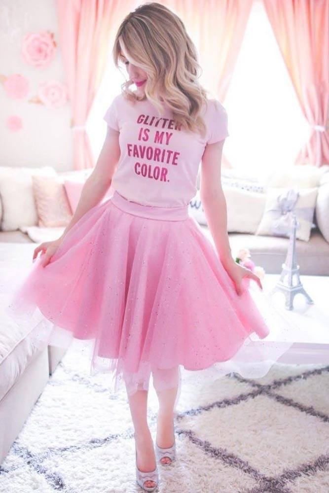 Glitter tulle outlet skirt womens