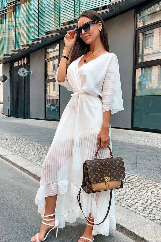 Asymmetrical Dress #asymmetricaldress #whitedress