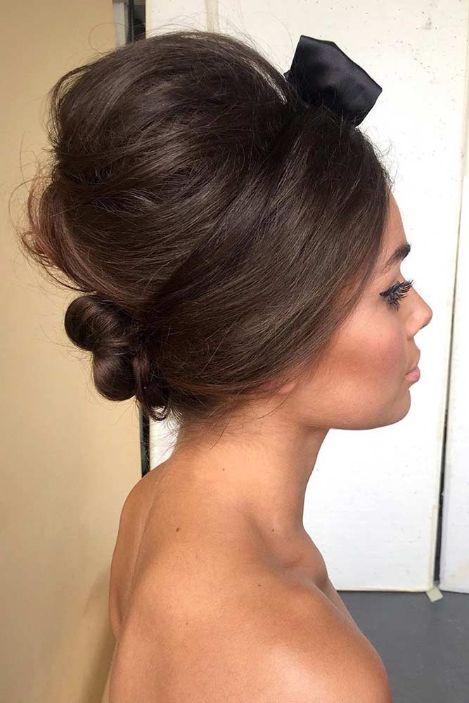 Pretty Beehive Hairstyle #vintagehairstyle #retrohairstyles