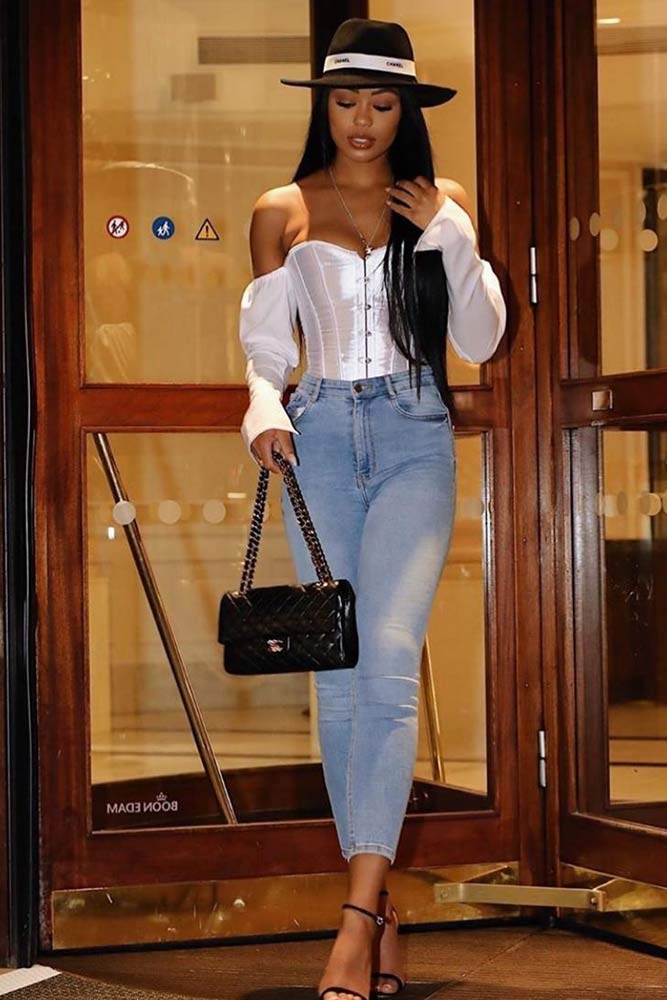 Off The Shoulder White Top #whitetop