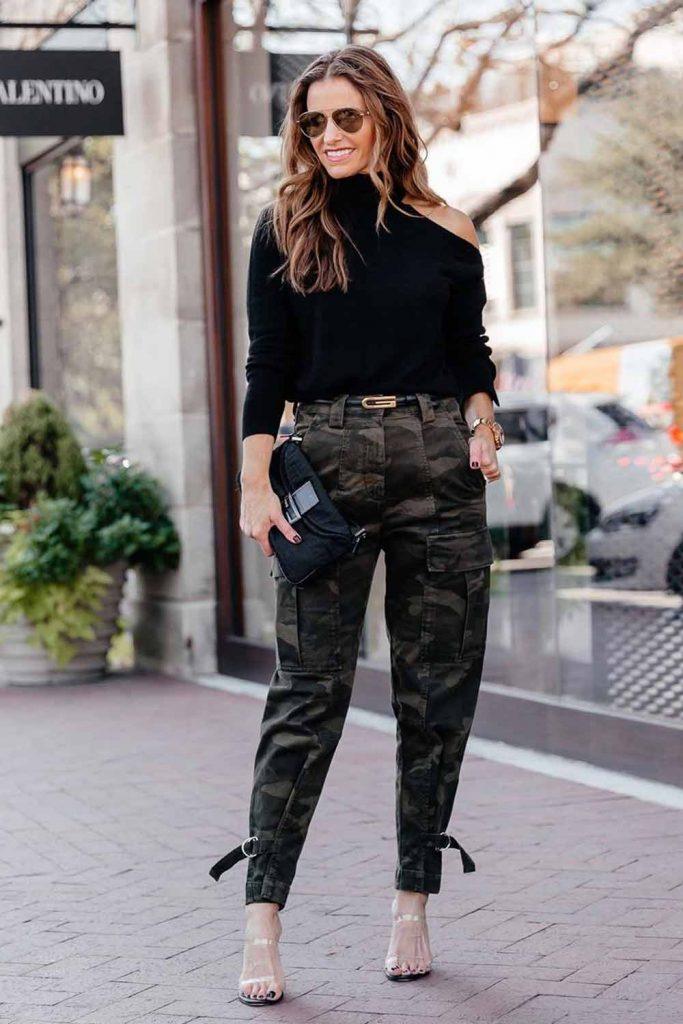 Cargo Pants With Black Top #cargopants 