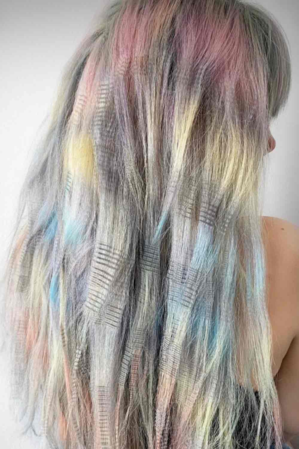 Is Crimped Hair In Style? #greyhair #coloredhair