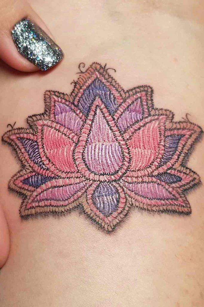 Lotus Flower Tattoo Design