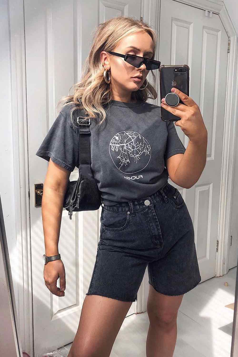 High Waisted Shorts Trendy Ways Of Outfit Incorporation