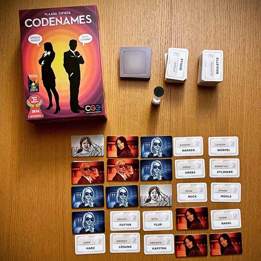 Codenames: Deep Undercover Board Game #codenamegame