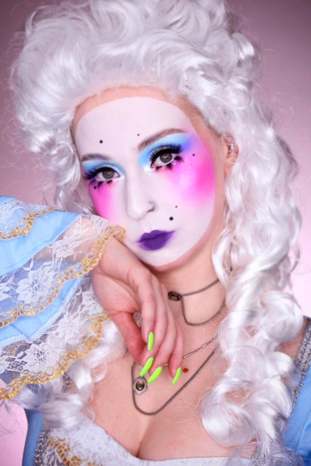Marie Antoinette Fantasy Makeup 