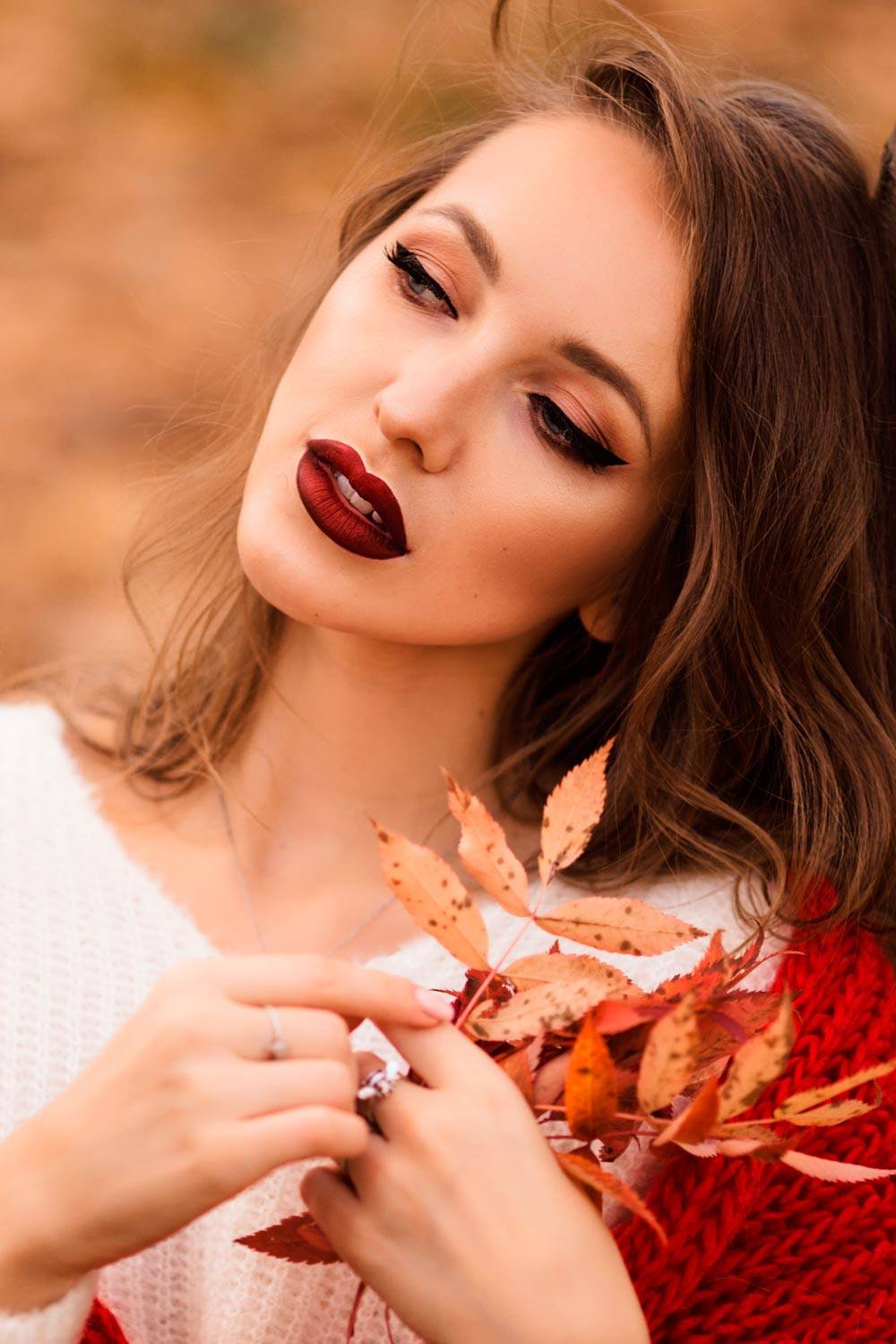 Matte Burgundy Lips for Makeup Ideas To Try This Season