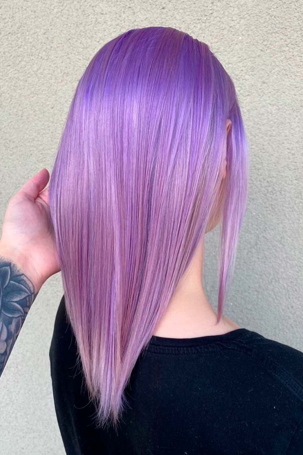 Lavender Winter Hair Colors
