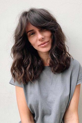 Curtain Bangs Hairstyles from Celebrities