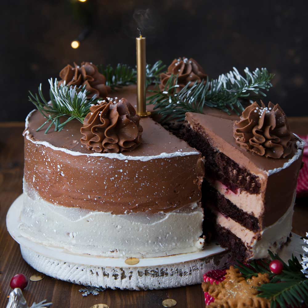 Chocolate Christmas Cake