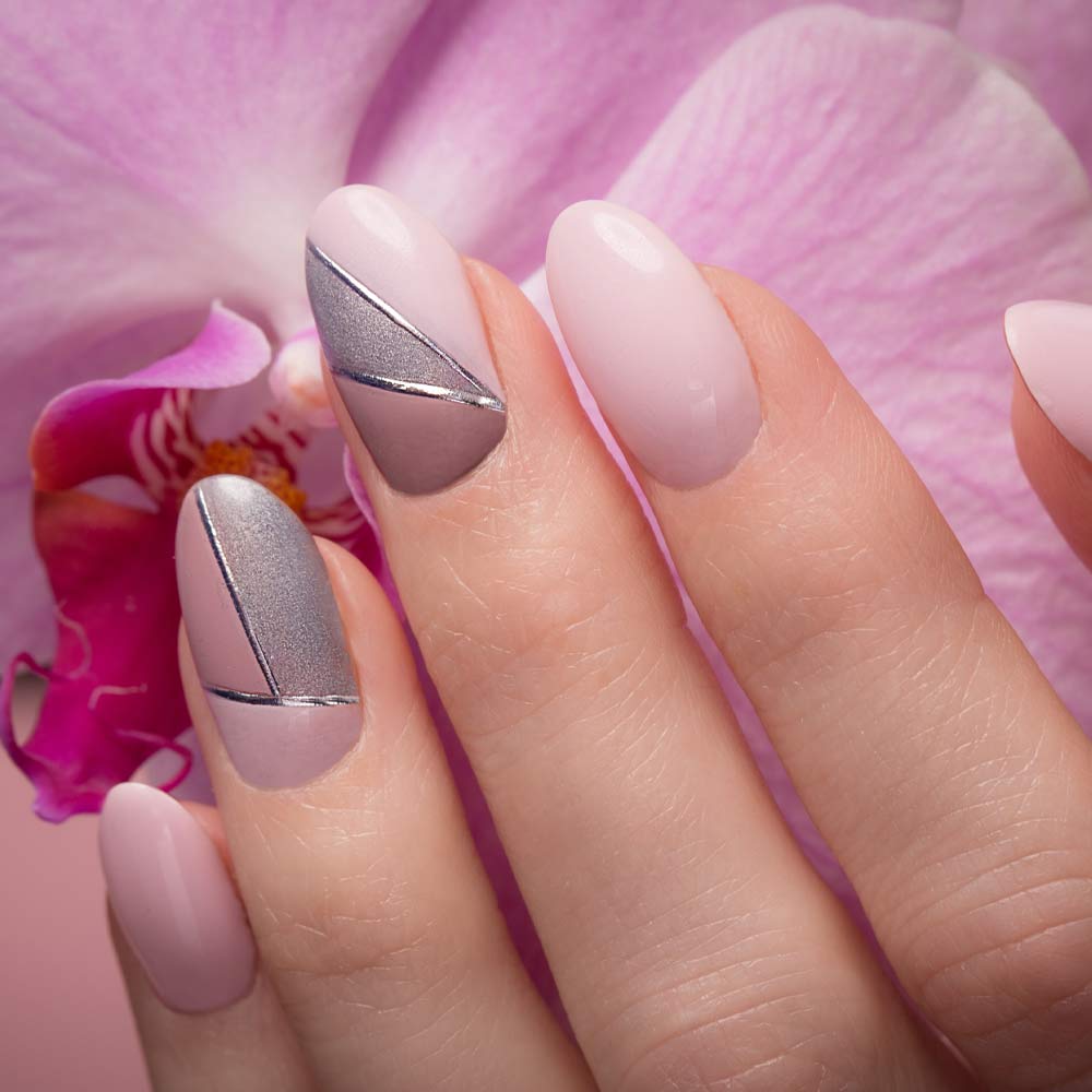 Nude Acrylic Nails Design