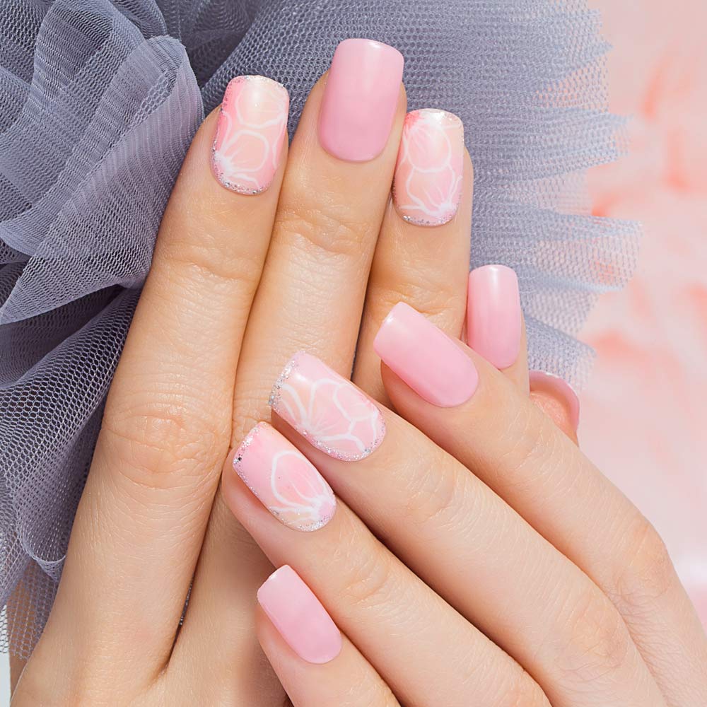 Pink Acrylic Nails