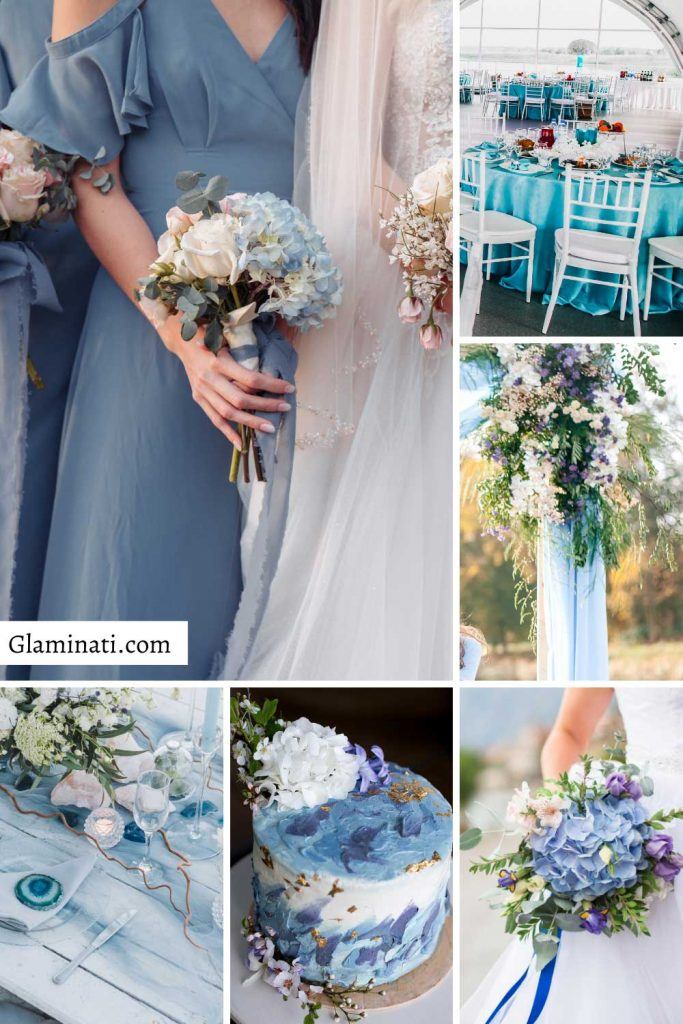 Slate Blue Wedding