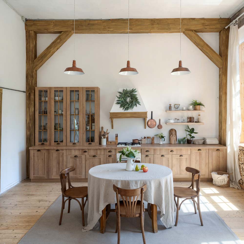 Farmhouse Rustic Dining Room