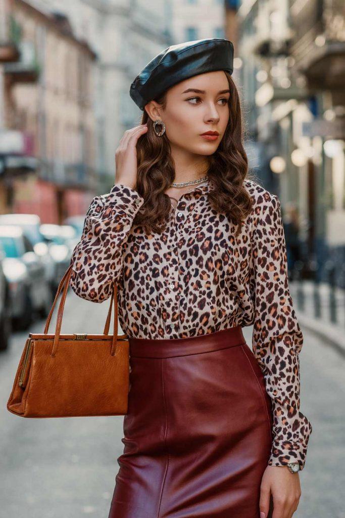 Leopard Print Blouse