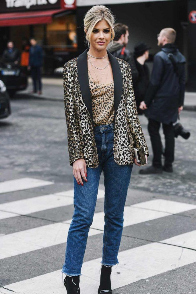 Leopard Print Jacket and Top