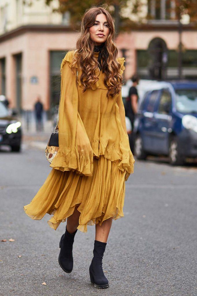 Spring Ruffled Dress