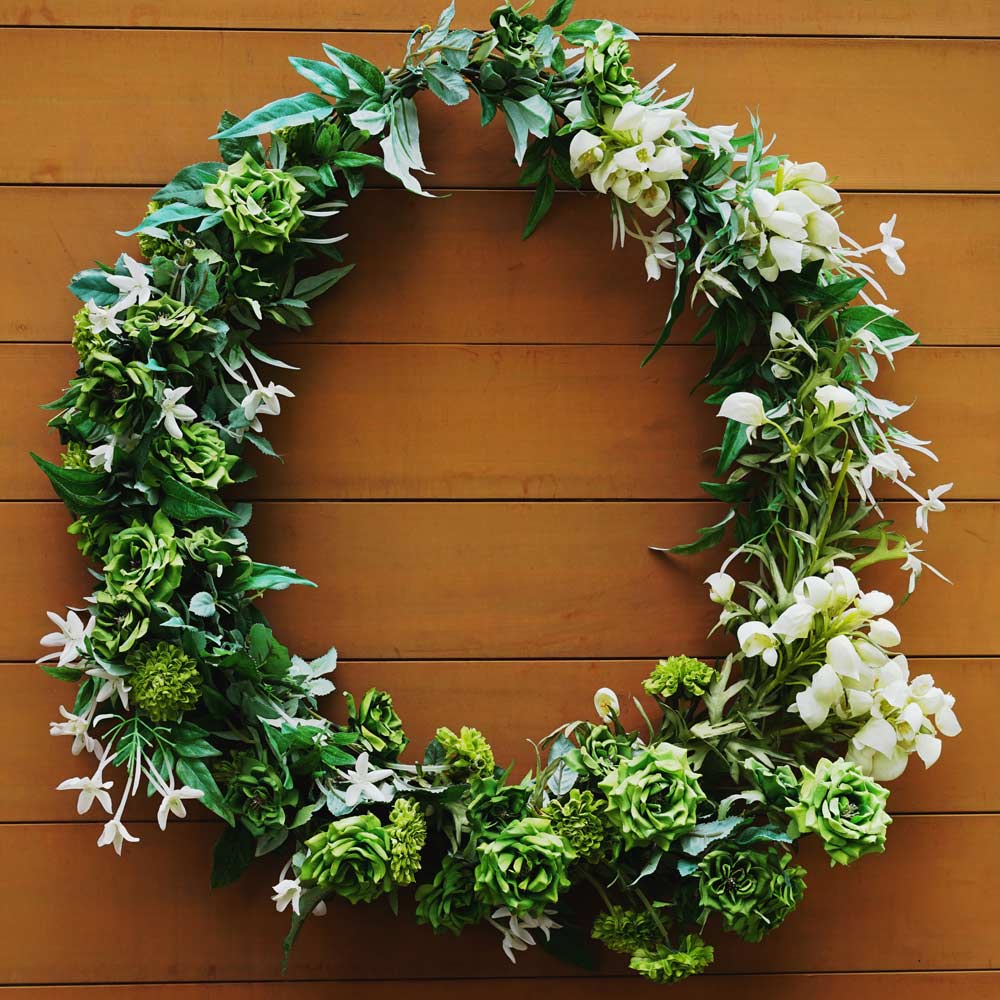 Green Spring Wreath Design