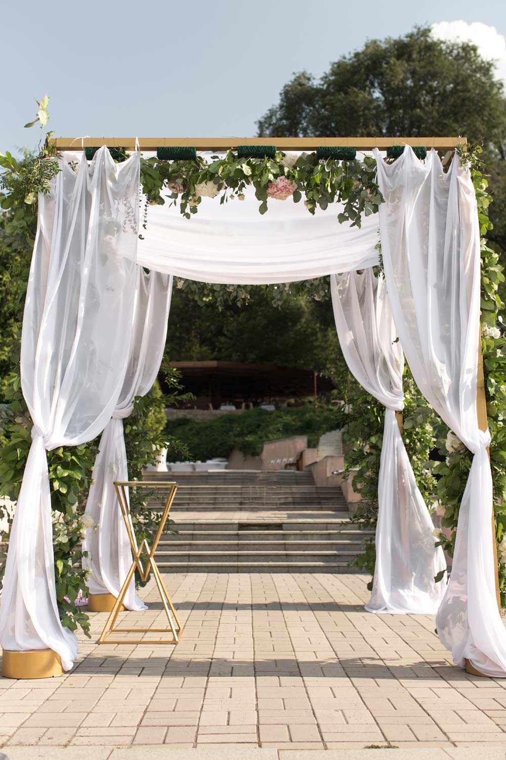 Variations Of White Ceremony Altar