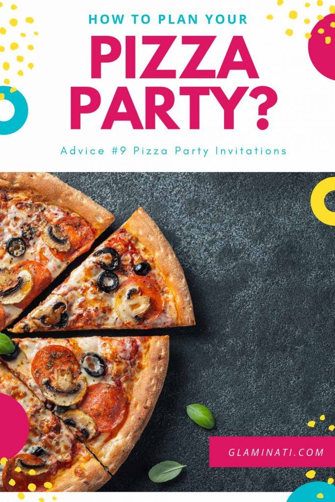 Pizza Party Invitations