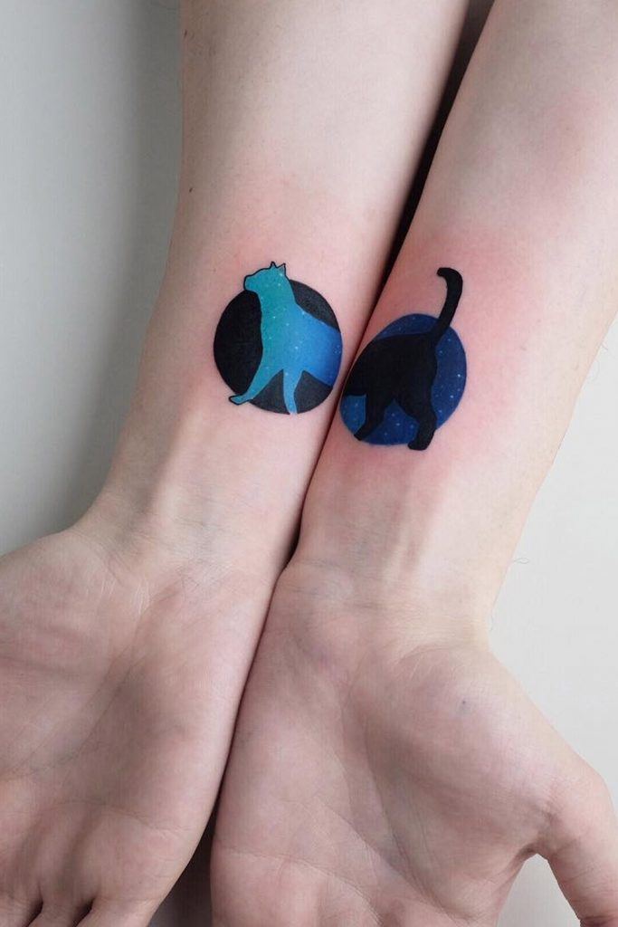 Wrist Tattoo for Couple