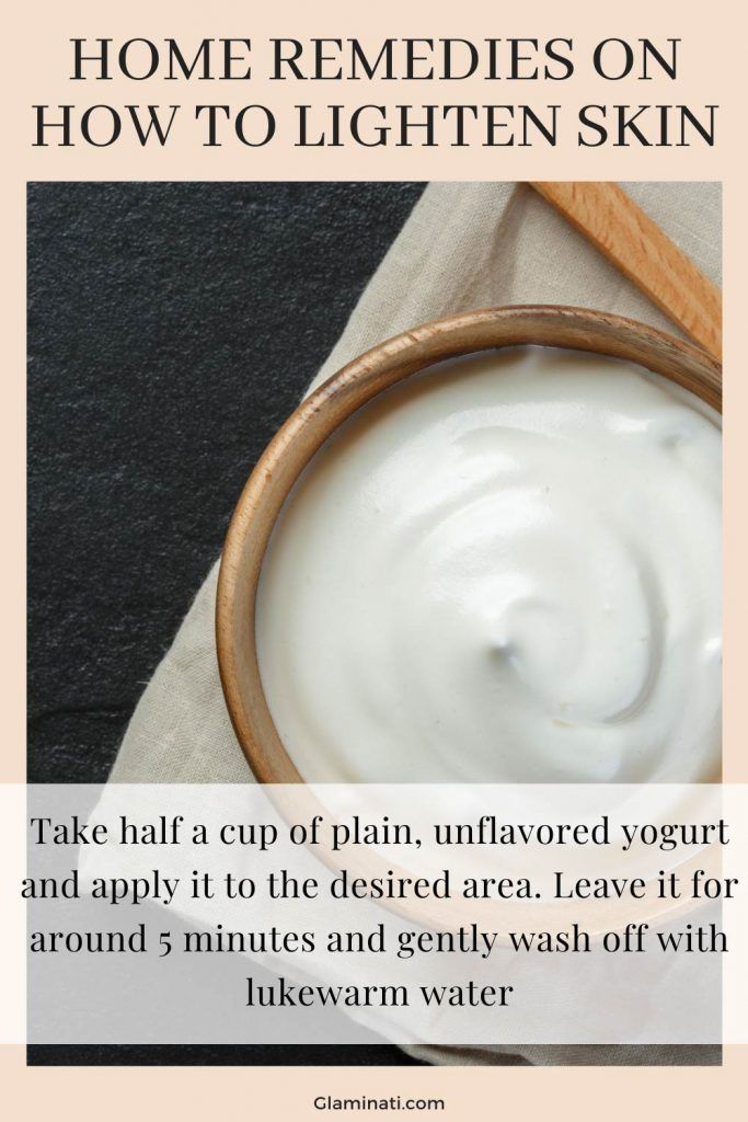 Yogurt Mask to Lighten Skin