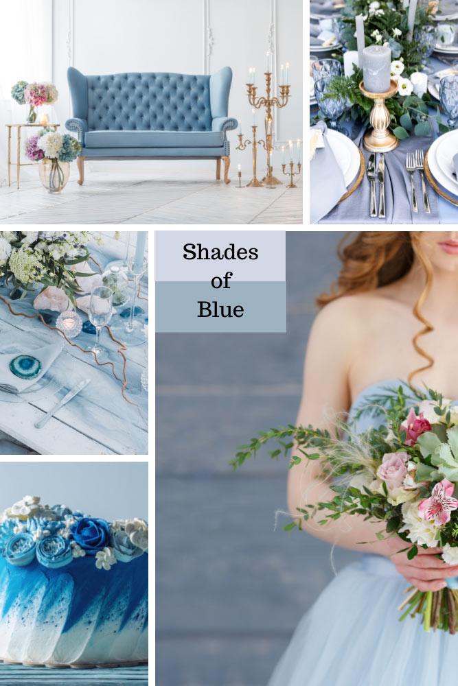 Shades of Blue Wedding Theme