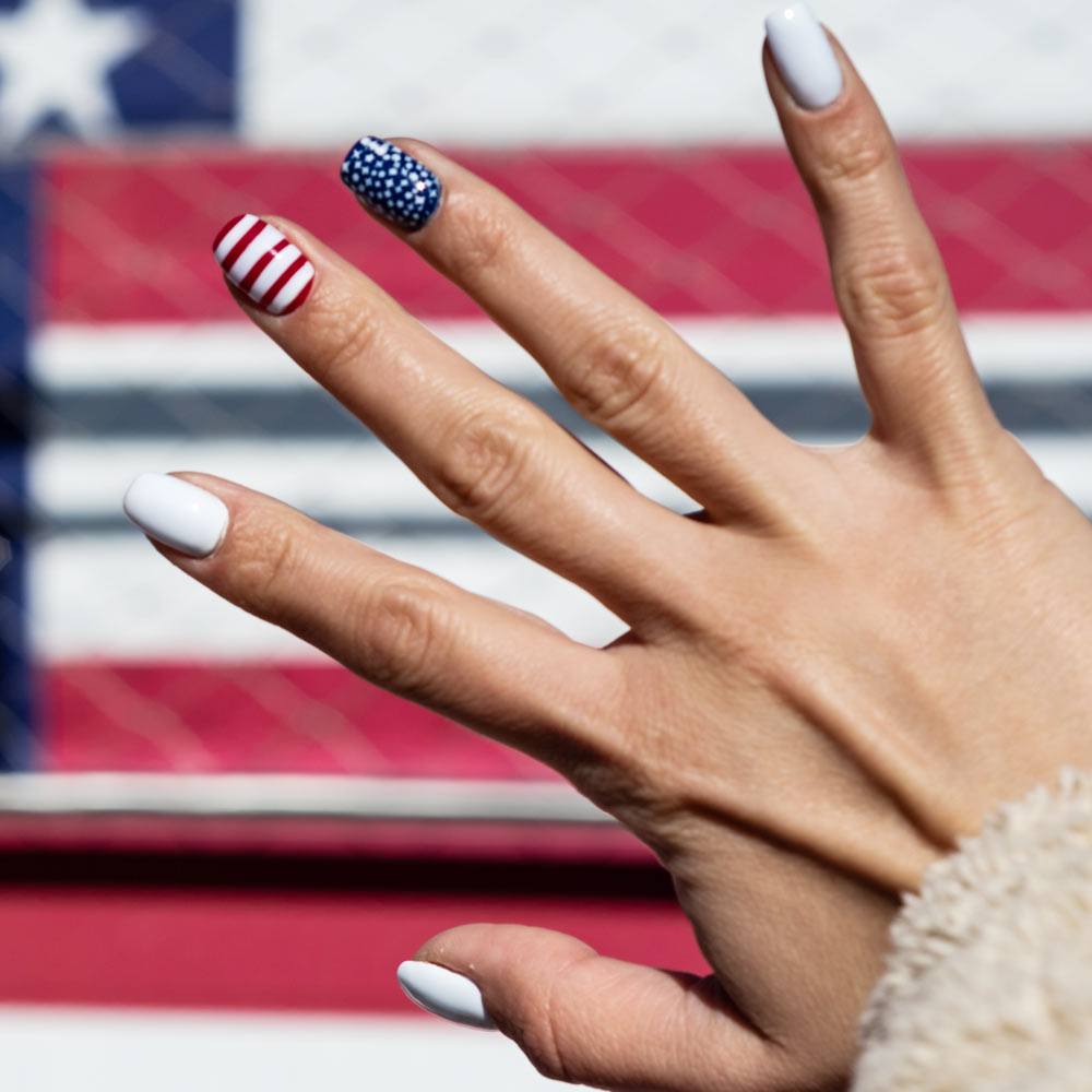 Patriotic 4th of July Nails