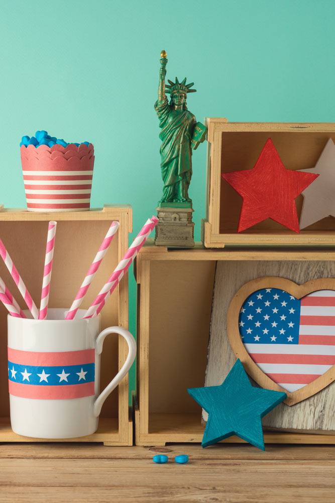 4th of July Theme Table Decorations