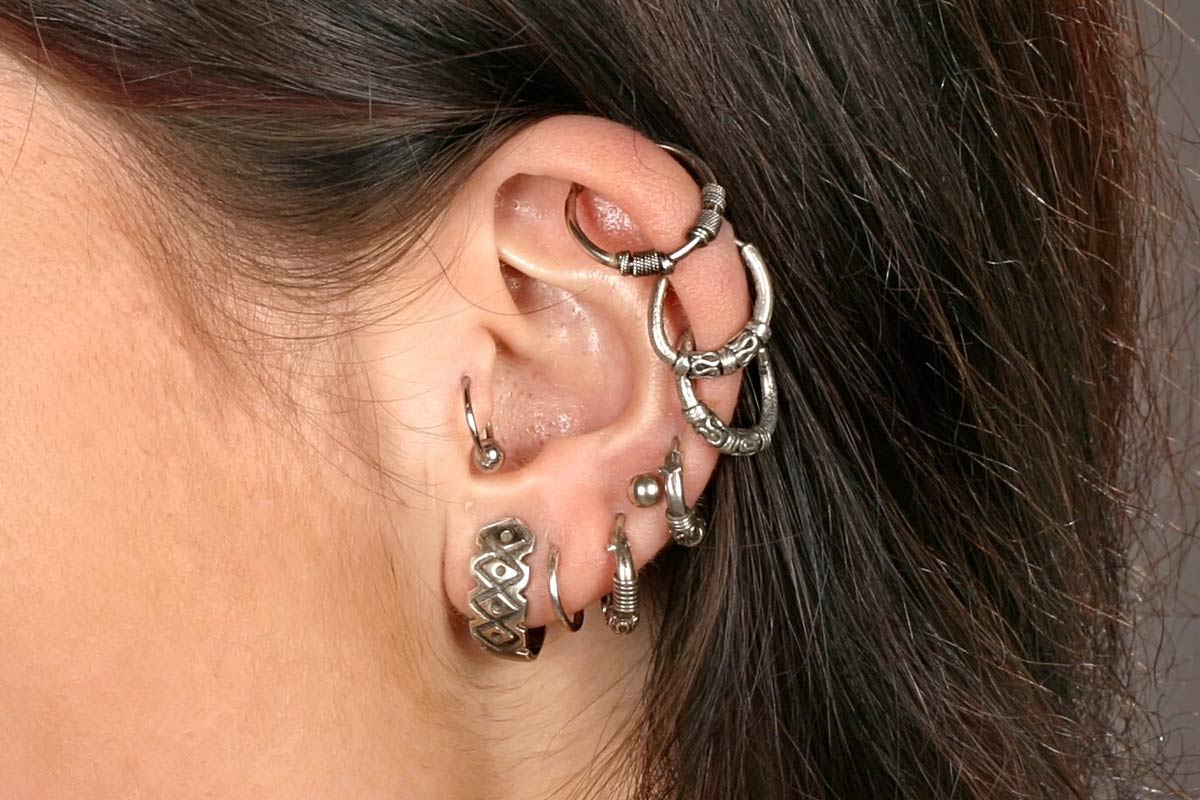 Helix on sale shield earrings