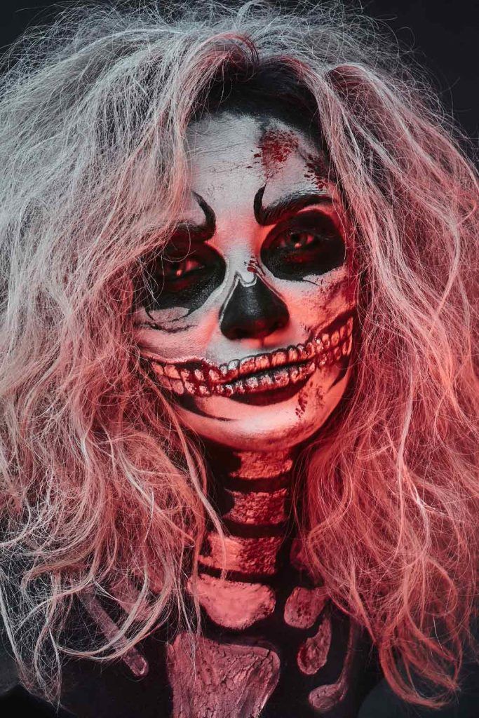 Halloween Skeleton Makeup