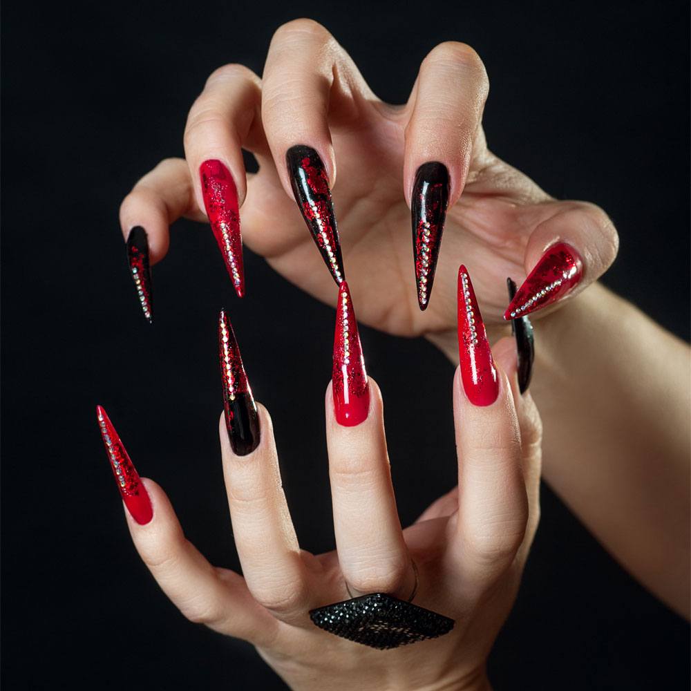 Bloody Halloween Nails