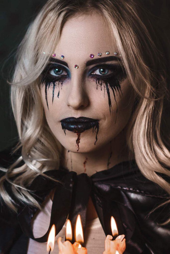 Dark Vampire Makeup