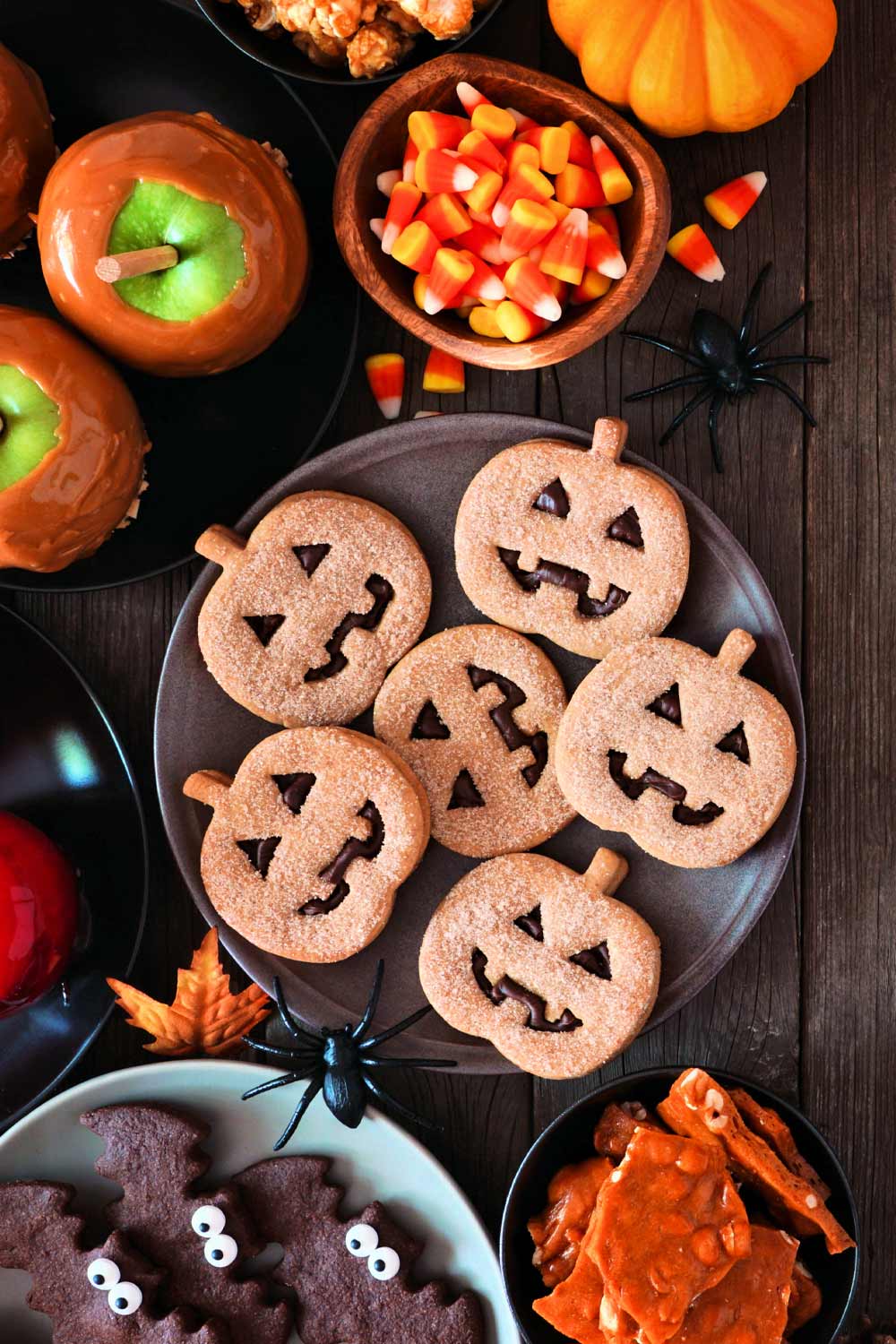 Chocolate Halloween Cookies Decoration