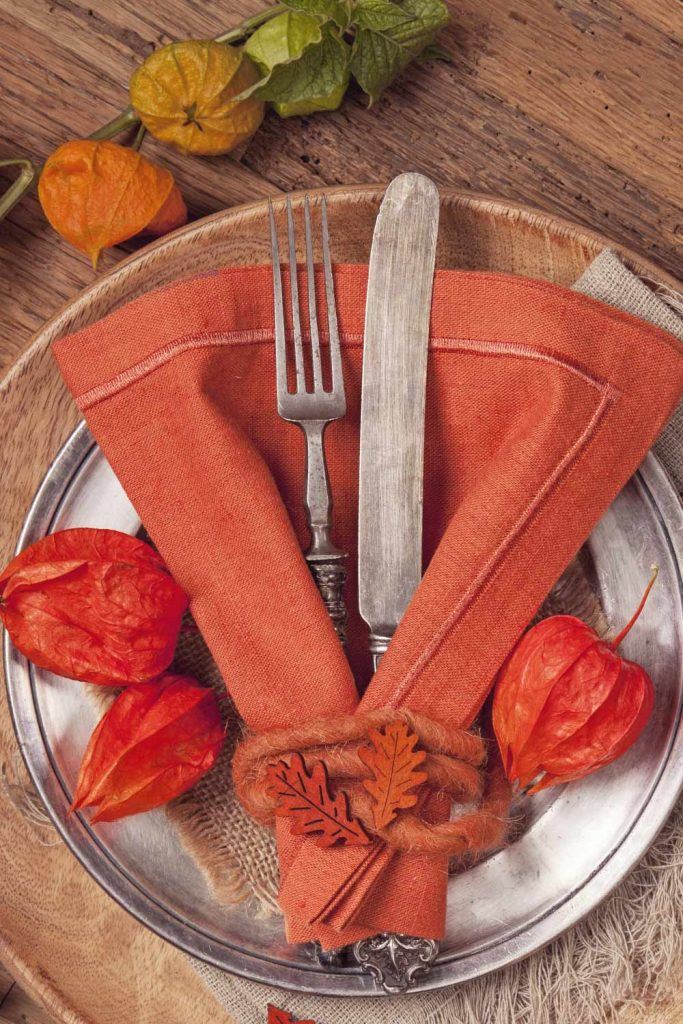 Napkin Ring Decoration Idea for Thanksgiving