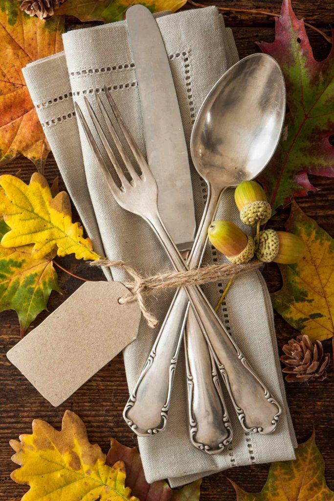 Napkin Ring with Acorns