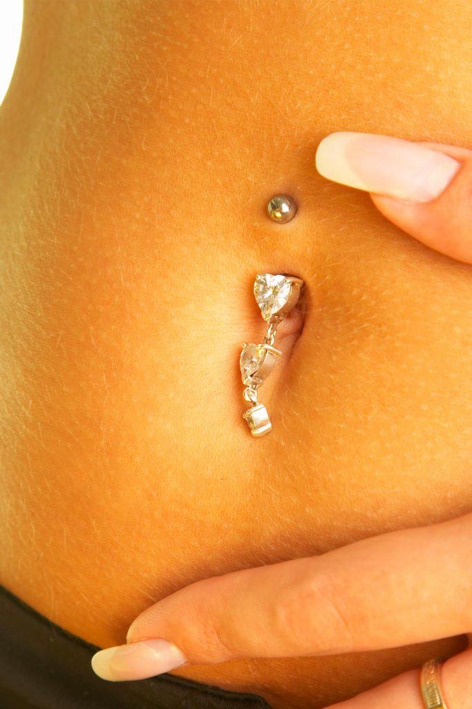 Belly button piercing hot sale average cost