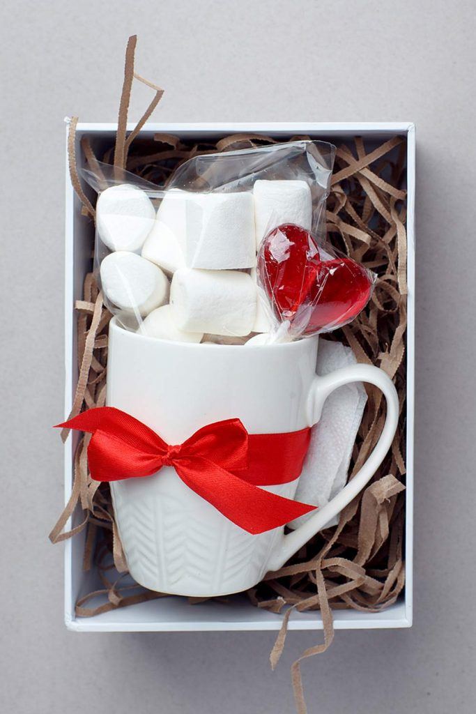 Cup and Sweets Gift Idea
